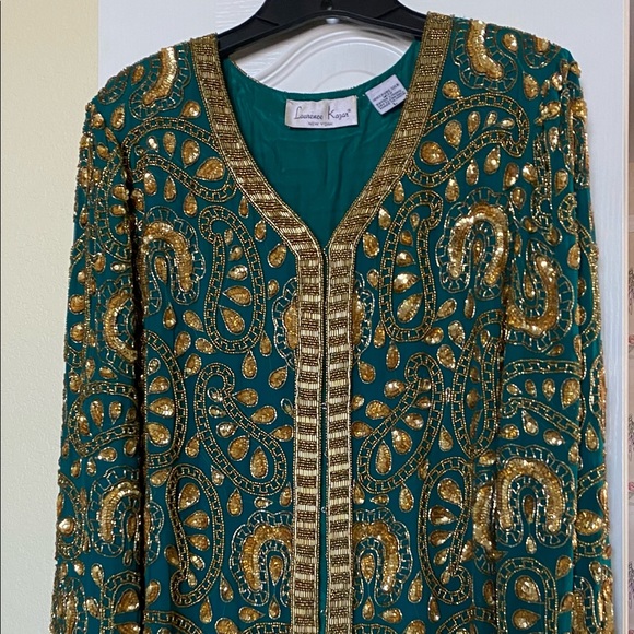 Beaded silk tunic - Picture 1 of 11